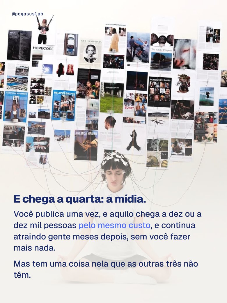 Card 6 do carrossel: mídia